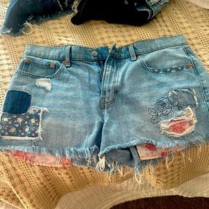 Lucky brand Laura Ashley mid rise boy shorts